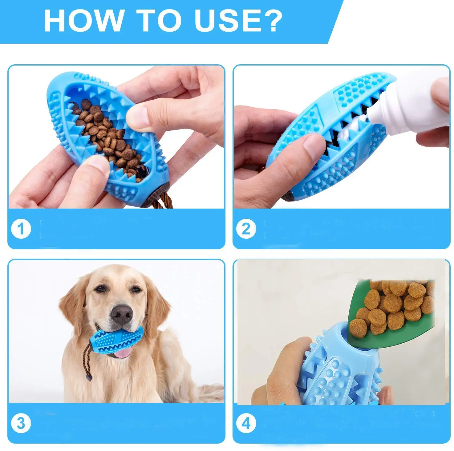 Модернизированная зубная щетка для жевания собак, интерактивные игрушки для ухода за едой, обучение IQ чистке зубов, прочная маленькая средняя собака