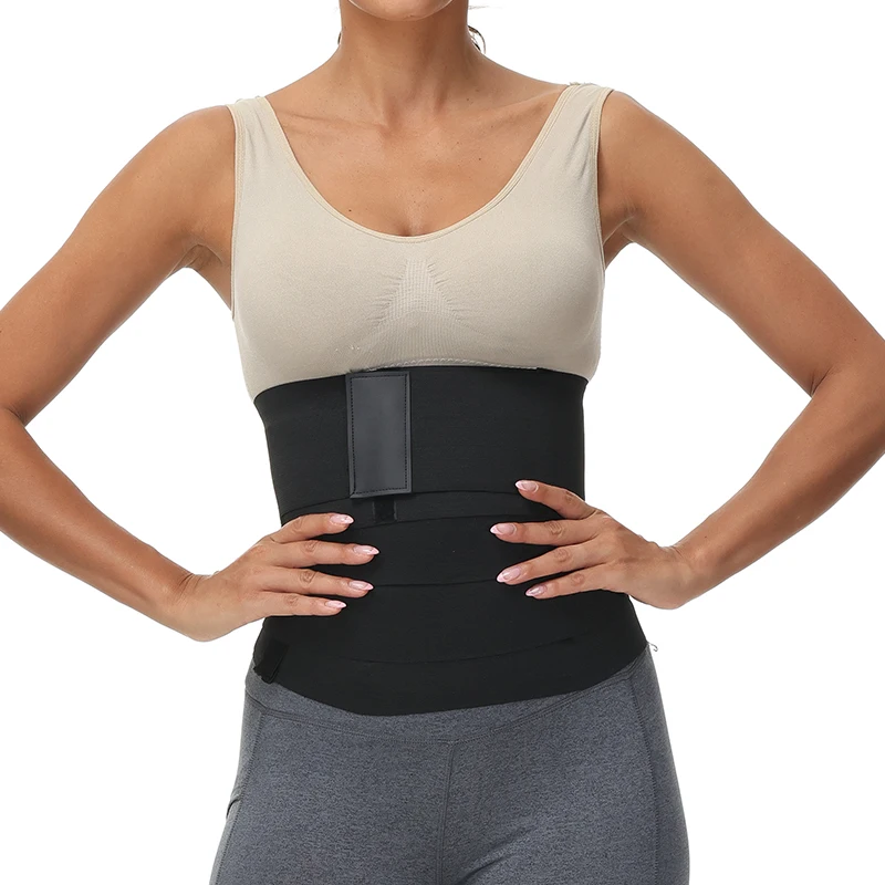 spanx bodysuit Bandage Wrap Waist Trainer Band Tape Beige Snatch Me Up Invisible Tummy Control Waist Trimmer Body Shaper Sauna Shapewear Corset target shapewear