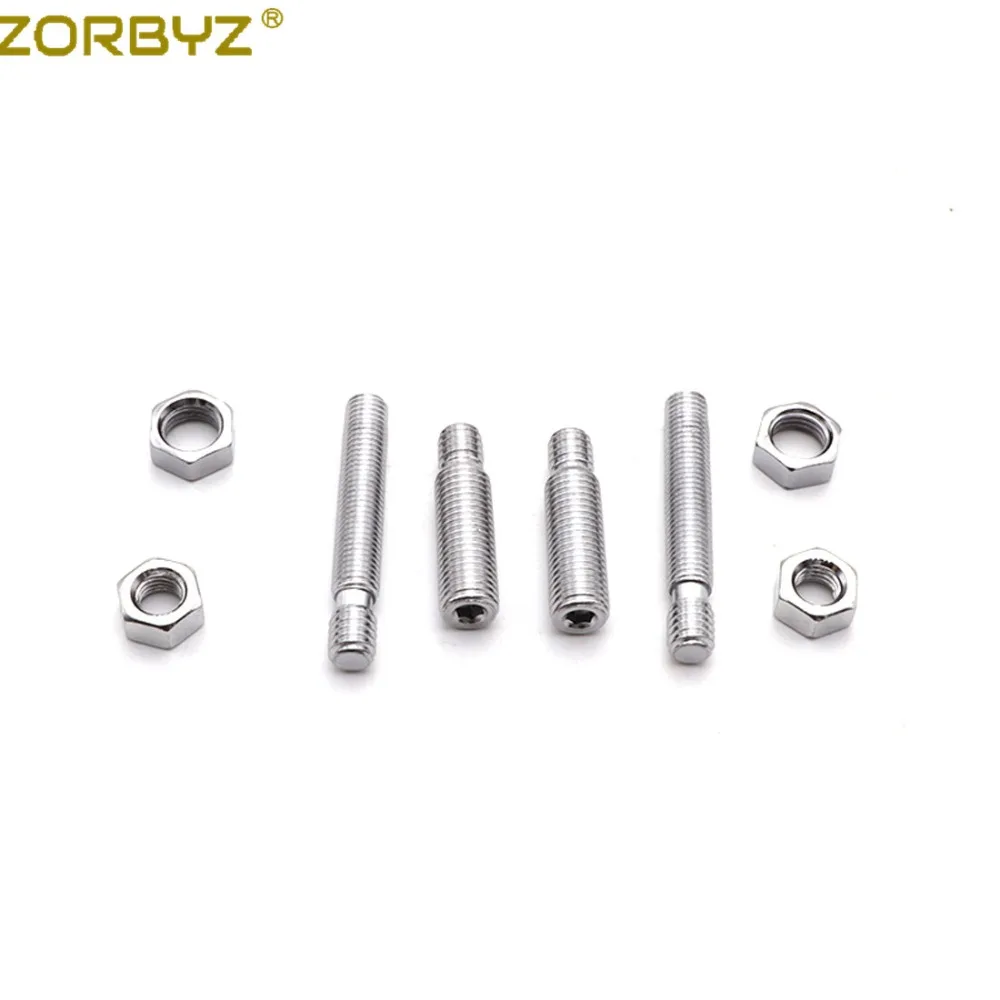 ZORBYZ 1 пара мотоцикл хром мини овальные боковые зеркала для Harley Dyna Softail Sportster Touring