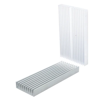 

2 Pcs Accessories: 1 Pcs Heat Sink Aluminum IC MOSFET SCR Component & 1 Pcs Aluminum Cooler Radiator Heat Sink Heatsink