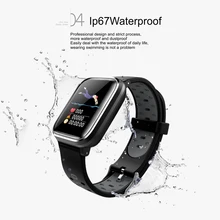 Портативный водонепроницаемый 1.3IN ips цветной экран силиконовый ремень Многофункциональный Умный Браслет с шагом подсчета