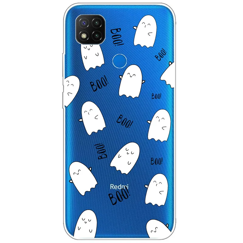 xiaomi leather case design For Xiaomi Redmi 9C NFC Case Transparent Soft Silicone Back Cover For Xiaomi Redmi9C NFC Case Clear TPU Redmi 9 C NFC 6.53'' Cat phone cases for xiaomi Cases For Xiaomi