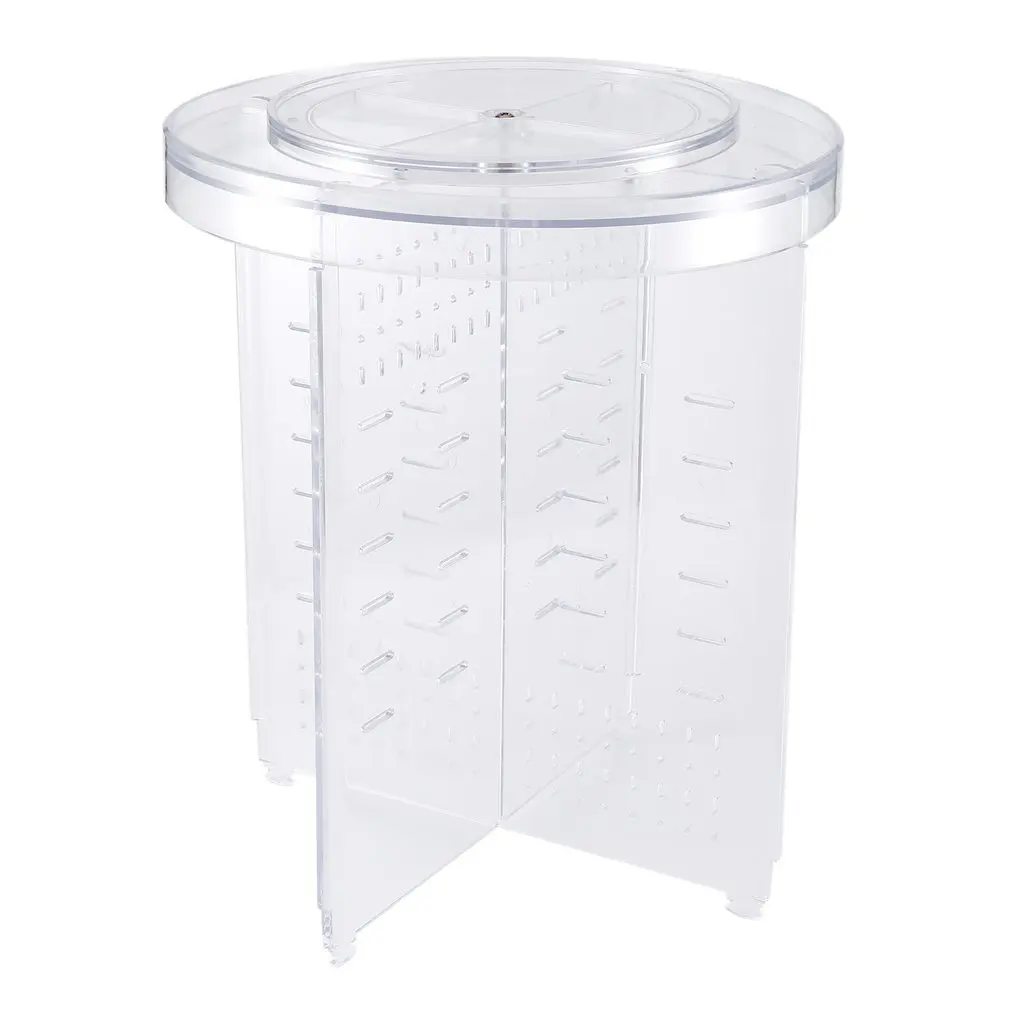 To Store Accessories Easy Access Product 360 Rotating Acrylic Makeup Organiser Storage Cosmetics Holder Rack Stand Case