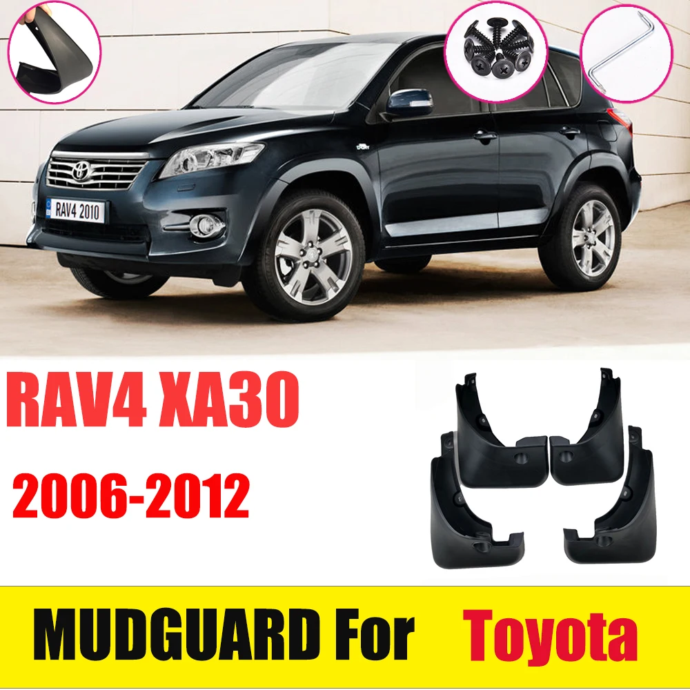 4 шт. стиле Брызговики для Toyota RAV4 XA30 2006-2012 брызговики брызговик крыло брызговиков 2006 2007 2008 2009 2010