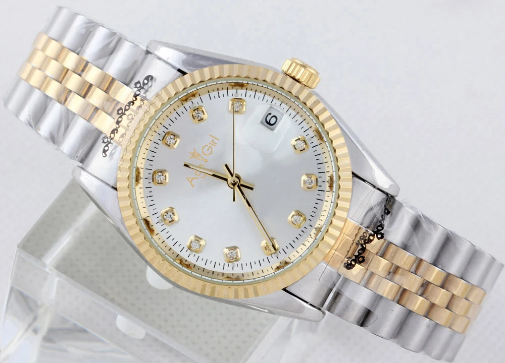 Роскошные брендовые новые часы для мужчин Datejust, серебристые золотые часы, автоматические механические часы из нержавеющей стали с датой, часы Relogio Masculine - Цвет: 5