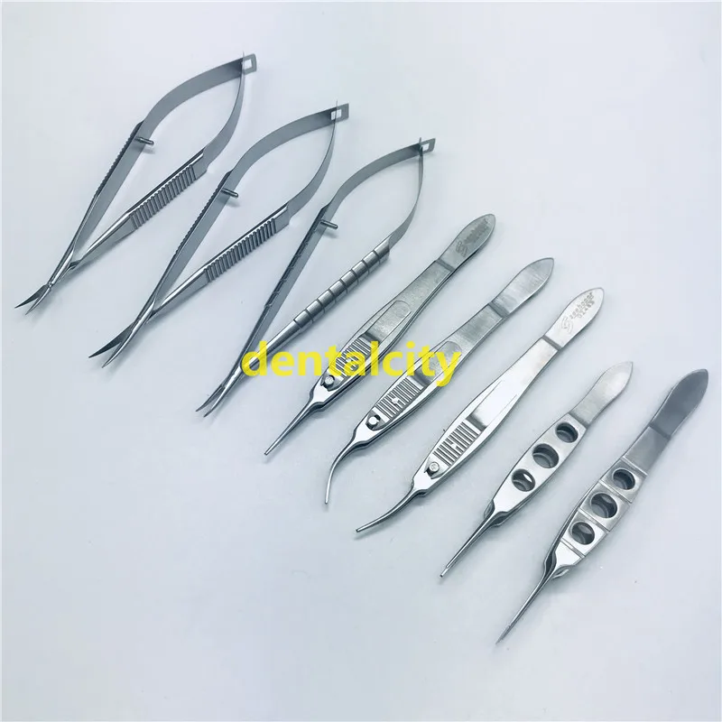 Stainless steel Strabismus Ophthalmic Eye Micro Surgery Surgical Instruments set