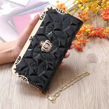 

2020 Women Wallets Purse Lady Long Crown Purse Zipper Patent Leather Crown Wallet Large Capacity Zipper Female Wallets 246