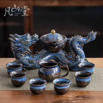 

Tea Set Household Cup Lazy Teapot Creative Reception Office with Tea Ware