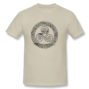 

New T Shirt Vikings Tshirt Men Car Styling O-Neck Cotton Xxxl Short Sleeve Triskell T Shirt