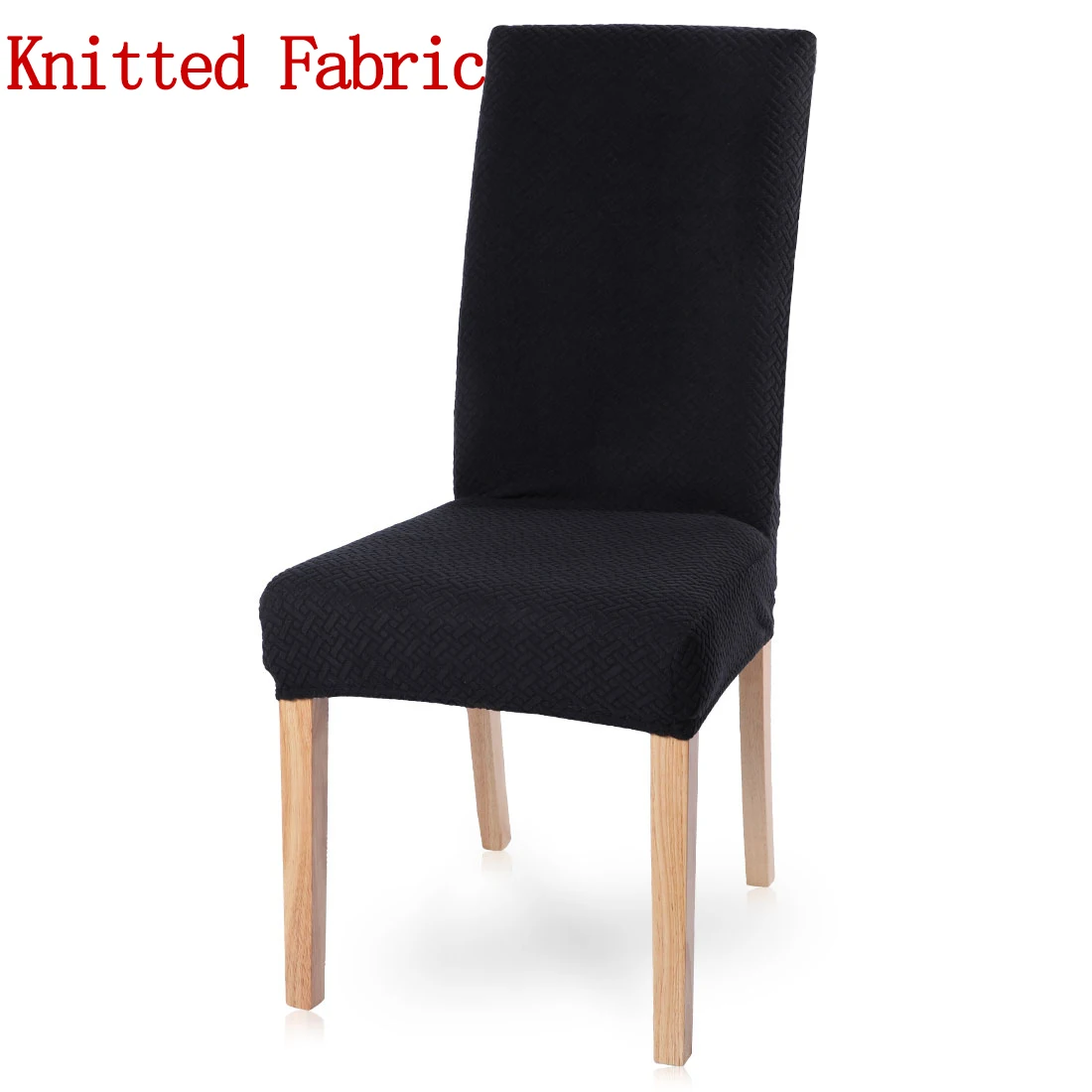Black 01 40-50cm 1/2/4/6 шт. сплошной Цвет чехол для кресла спандекс эластичные чехлов чехлы на стулья для Обеденная Кухня Свадебные гостиничных залах торжеств - Цвет: Black 01 40-50cm
