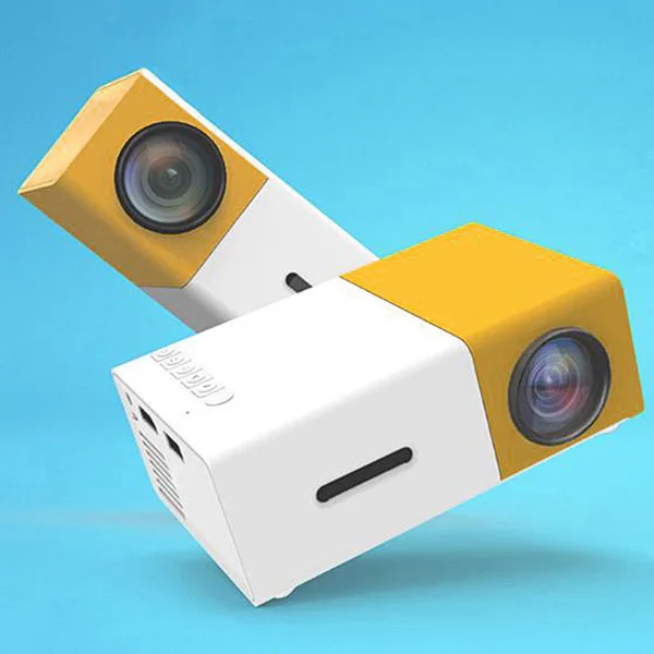 Escritório em Casa Projetor Mini Portátil Teatro 1080 p Amarelo Sp99 hd 6 Computador e Escritório