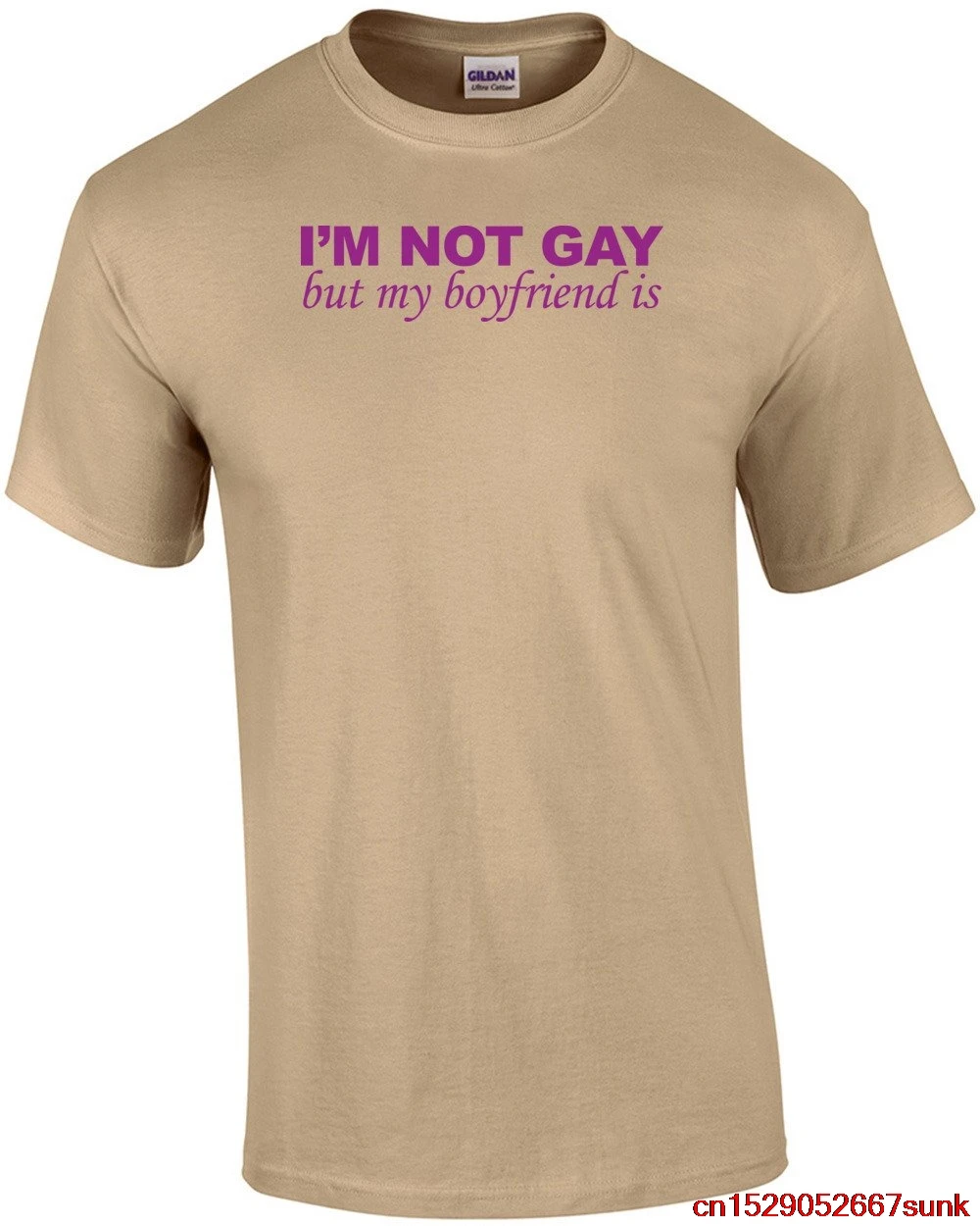I'm Not Gay But My Boyfriend Is T shirt Sarcastic Funny Adult Joke Clever Fun Tee Unisex men women t | Мужская одежда