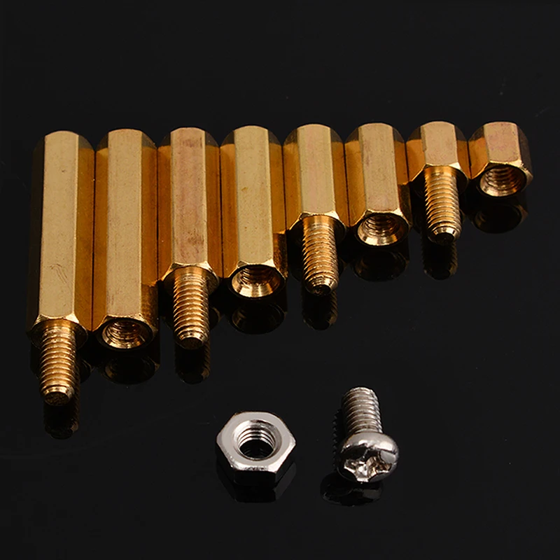 120 шт. M3 Spacer гайки комплект M3 мужской женский Hex винты, гайки ассортимент для крепежа инструменты