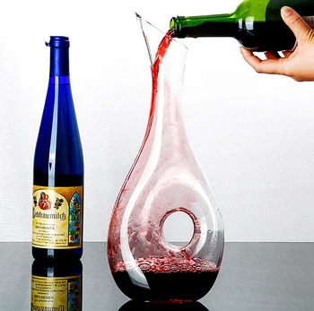 

1250ml classcial home party red wine glass Decanter GLA-104