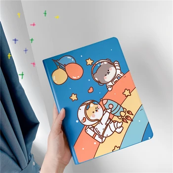 

Cartoon astronaut iPad 7th Generation Case for Apple iPad 10.2 2019 Smart Cover Magnetic iPad 7 MINI 5 4 Case Flip Stand Capa
