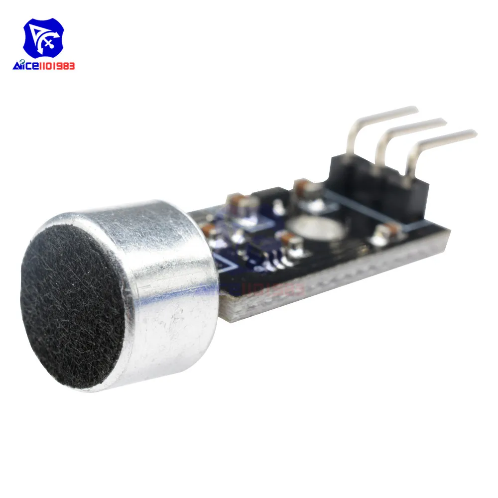 

MAX9812 Microphone Amplifier Sound IC Low Output Noise Microphone MIC Voice Module 20dB 3.3V/5V for Arduino