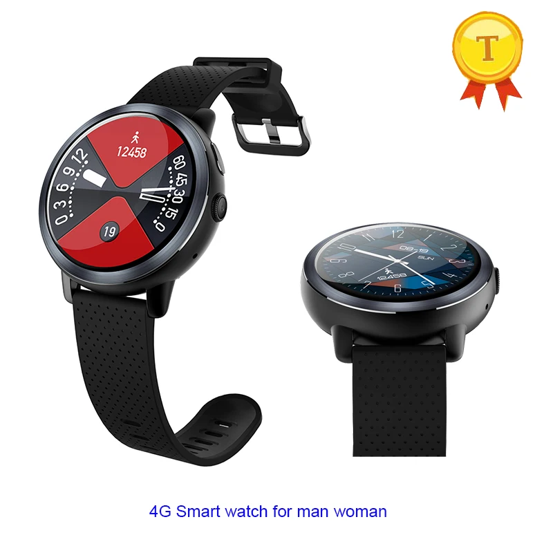 Новейший AMOLED круглый экран 2g 3g 4G LTE сеть Смарт-часы 3g B 32GB MT6739 android 7,1 gps wifi bluetooth smartwatch SIM карта