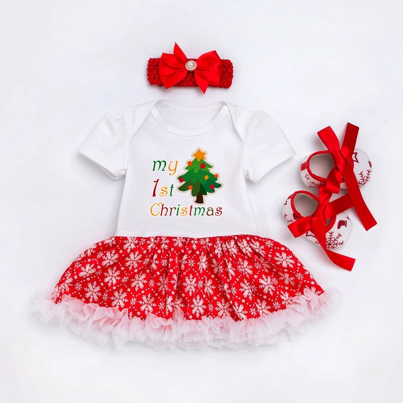 as photo My First Christmas/Одежда для новорожденных девочек Bebek Giyim Bebe, одежда Одежда для новорожденных Рождественский наряд для детей от 0 до 24 месяцев, очень милый - Цвет: as photo