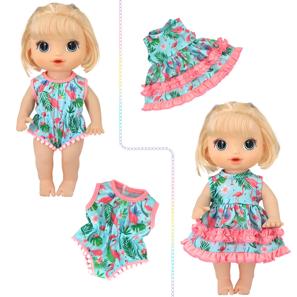 2024 NEW Doll clothes Fashion dresses for 12 Inch 30CM  baby alive Toys Crawling Doll accessories. 5