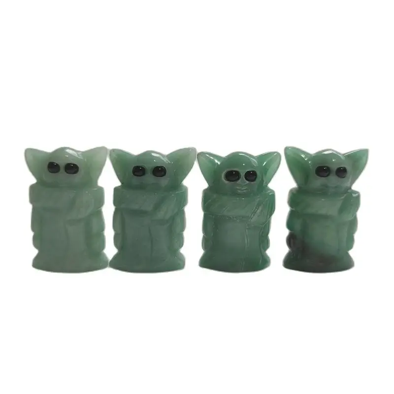 Natural High Quality Quartz Crystal Lovely Home Decoration Carving Toys For Children's Day Gifts ZJL | Дом и сад