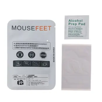 

1 Set 0.6mm White Curve Edge Mouse Feet Mouse Skates For Logitech G903 Mouse