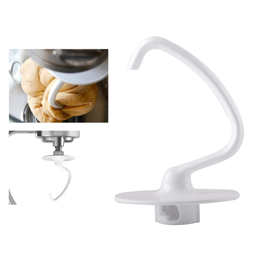 Dough Hook Electric Mixer Attachment for KSM100 KSM103 KSM111 K45DH Mixers Bread Cookie Dough Maker Stainless Steel Tool