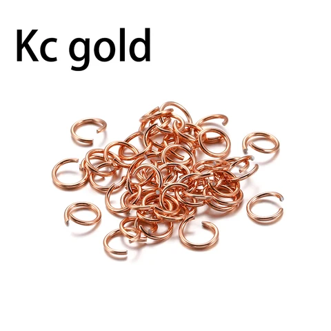 6 8 10 mm Aluminum Soft Open Jump Ring Split Rings Connectors For DIY Jewelry Making Findings Supplies Accessories