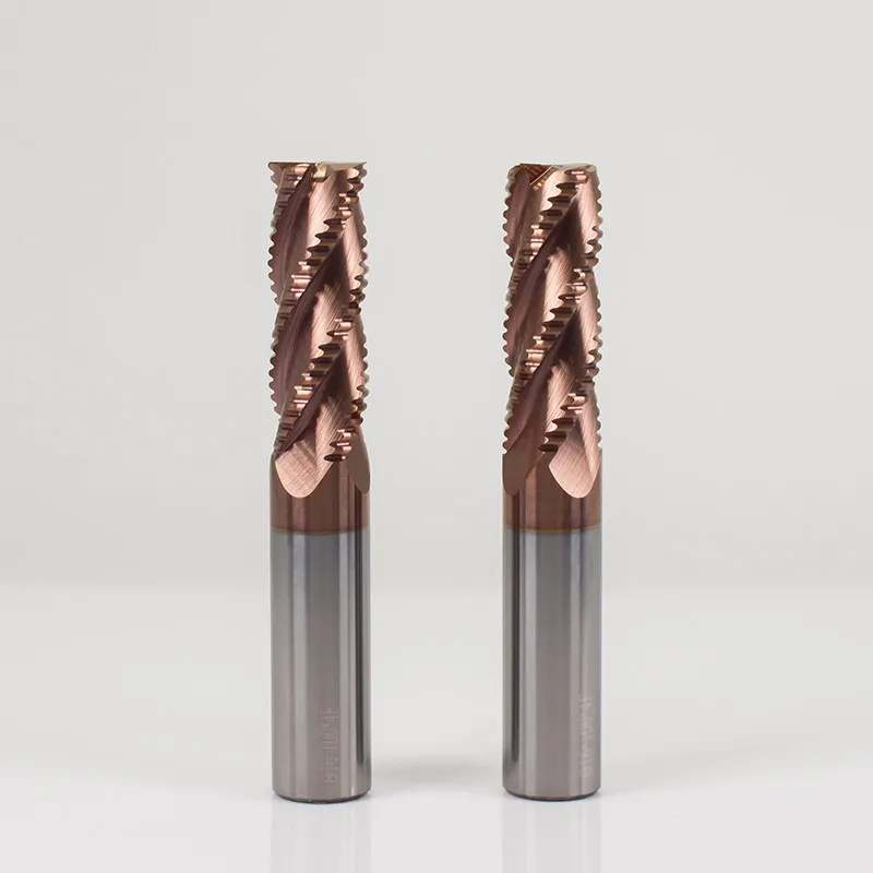 

ZGT Roughing Milling Cutter Cnc Tools HRC55 4 Flutes Alloy Carbide Tungsten Steel Milling Cutter Roughing End Mill Metal Cutter