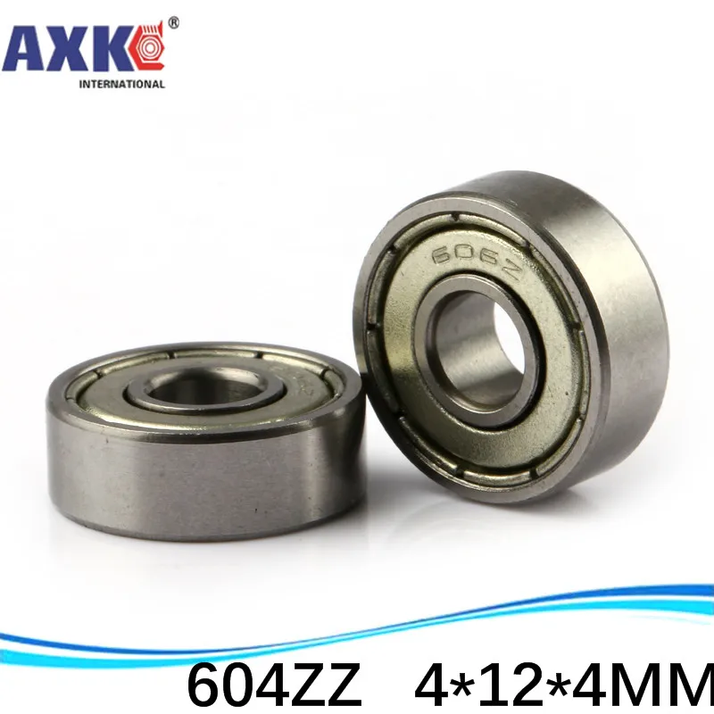 (1 шт.) двойные экранированные миниатюрные Глубокие шаровые подшипники 604ZZ 604 2RS