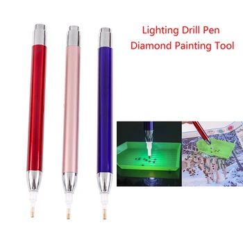 

1pcs 5D Painting With Diamonds Accessories Diamond Painting Tool Point Drill Pen Lighting Diamond Pens