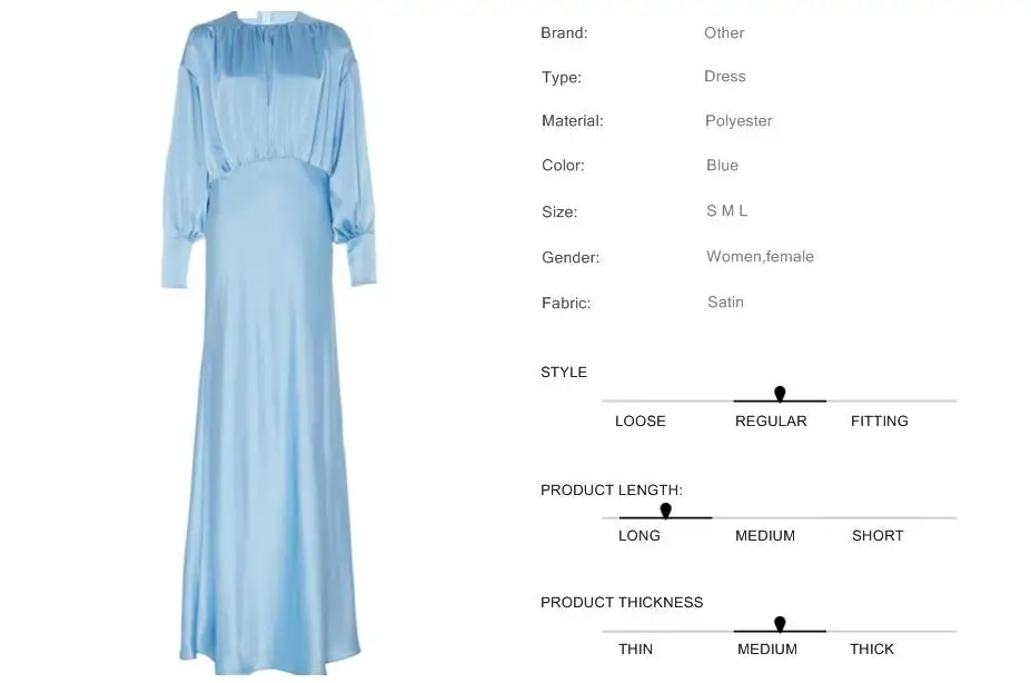 Модное ретро винтажное Элегантное синее атласное шелковое длинное платье Vestidos макси для женщин высокое качество женское платье с рукавами-фонариками