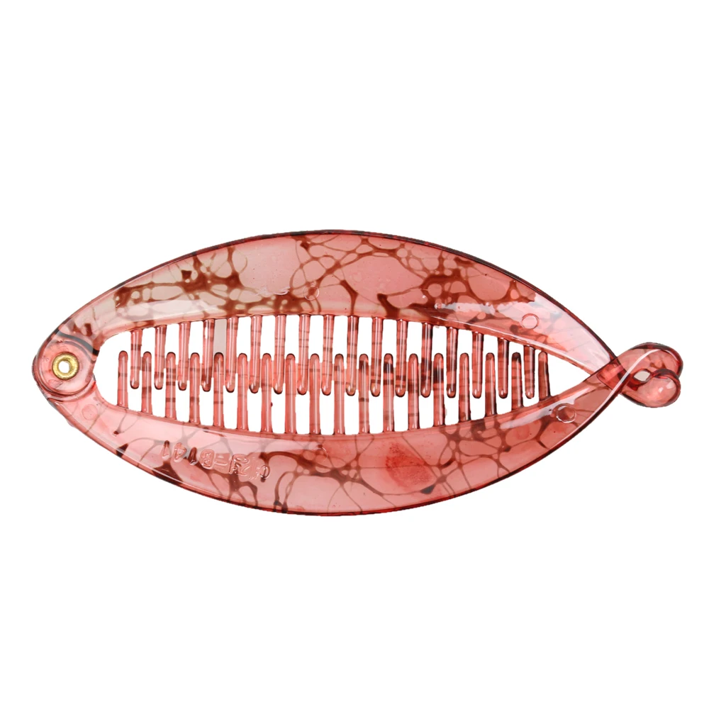 2pcs Ladies Hair Claw Tail Fish Clip Comb Banana Hairclip Grips Clamp | Украшения и аксессуары