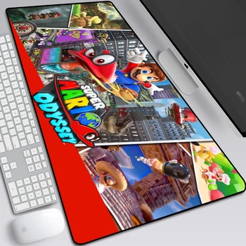 

Game Super Mario Large Pad Mouse Mat Anime Print Computer Gamer Locking Edge Mousepad Keyboard Mice 30x80cm
