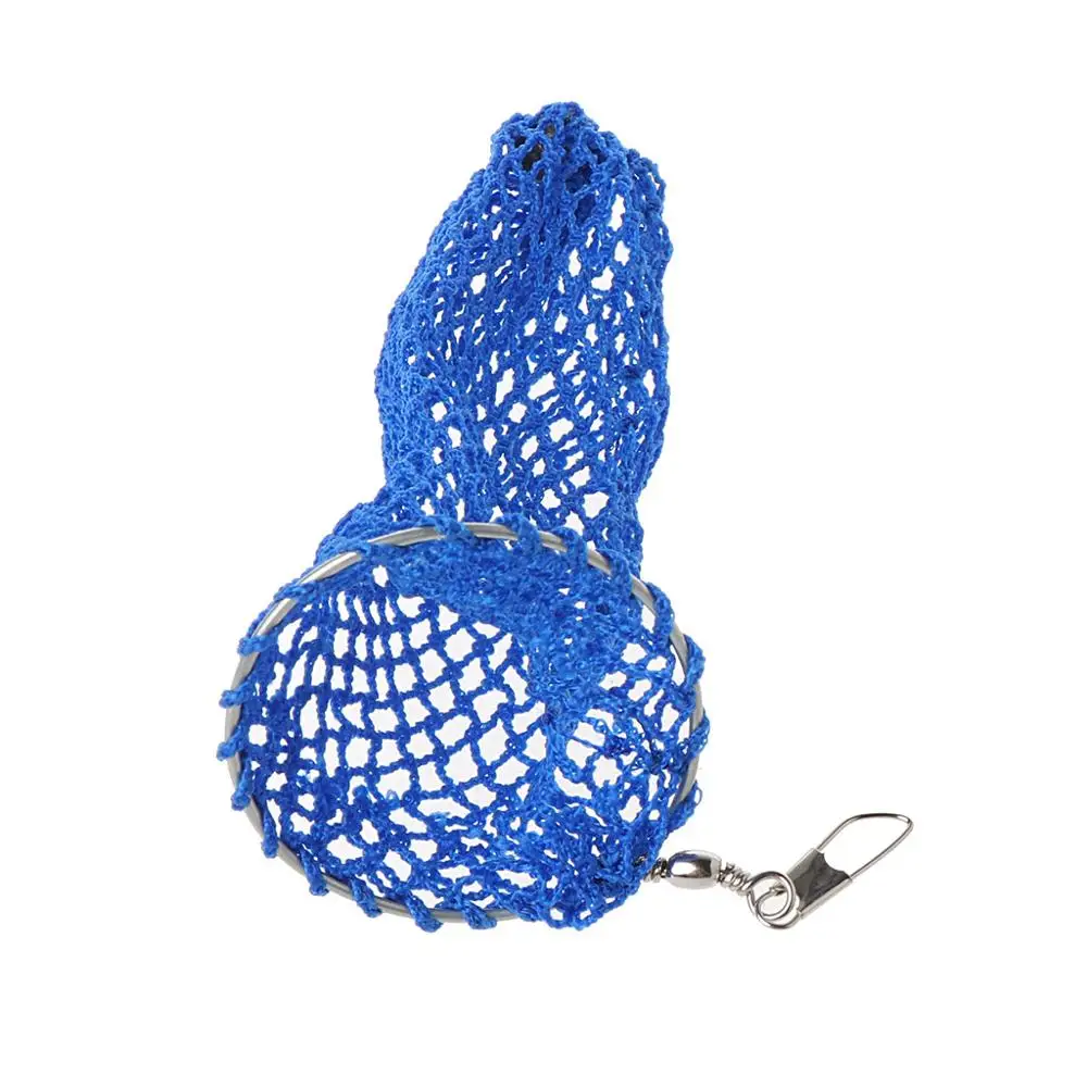 

Fishing Bait Cage Mesh Nylon Line Wire Knitted Feeder Nest Cylinder Accessories Tackle
