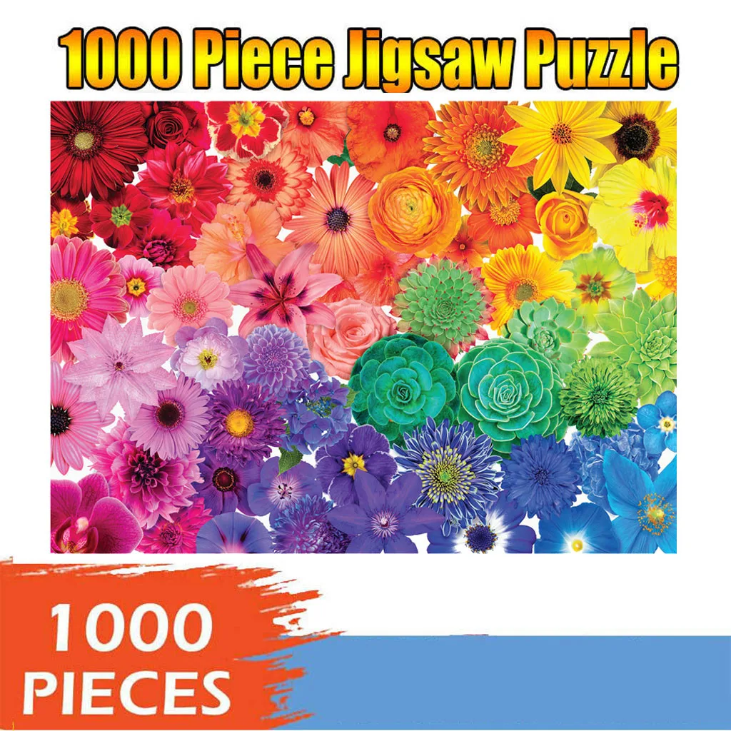 Rainbow Fruits Jigsaw Puzzle 1000 piece Puzzles For Adult Kid Learning Education 