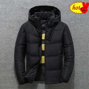 

Mens Hooded Duck Down Jackets Man Thick Winter Down Coats Male Fashion High Quality Overcoats Keep Warm Parkas Outerwear JK-792