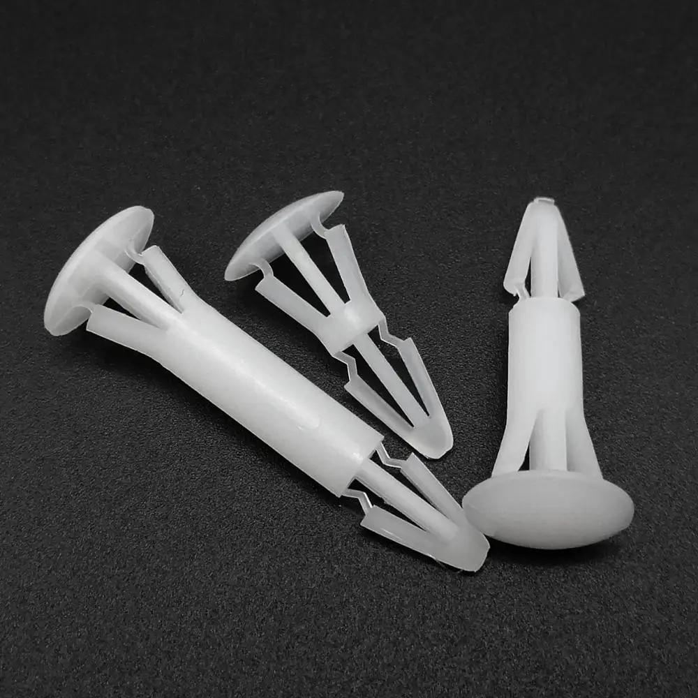 Rivets And Fasteners 50pc Nylon Plastic Standoff Spacer Rivet Push In Lock Clip Fixed Support PCB Circuit Board For 3-4mm 4.5-5.5mm Hole Chassis