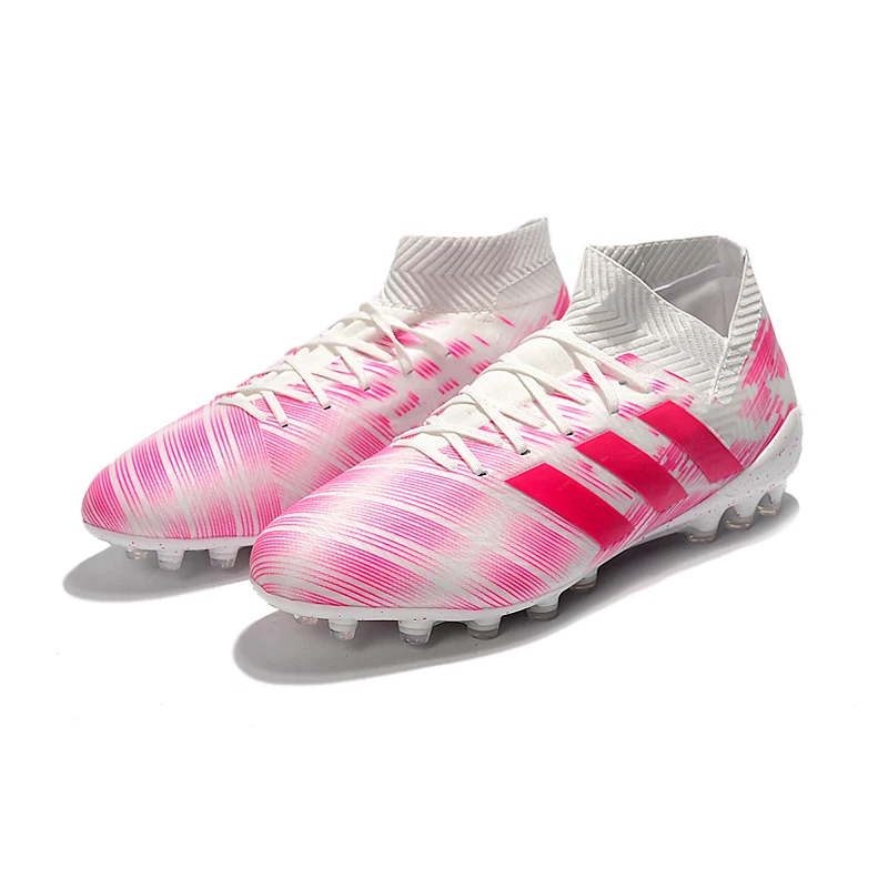 Адидас Nemeziz Messi 18,1 AG гвоздь сломанный гвоздь искусственная трава Мужская футбольная обувь спортивная обувь Трава кожаные ботинки