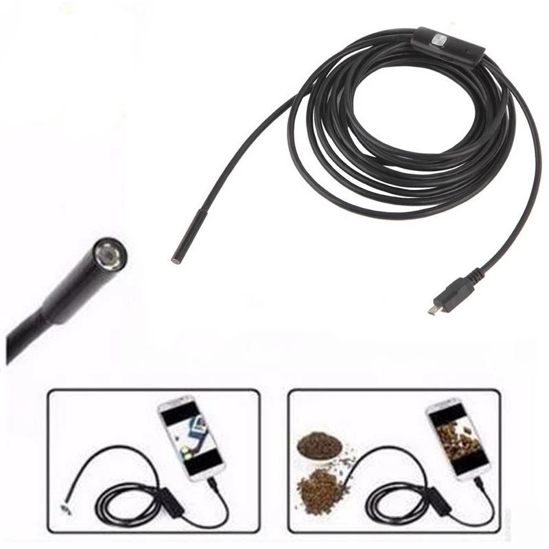 USB бороскоп, эндоскоп, камера 1,3 MP 1/1. 5/2/3,5 M для Android