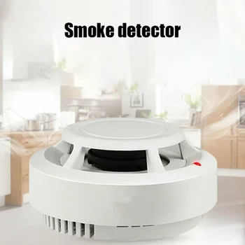 

Fire Smoke Sensor Alarm Sensitive Photoelectric Independent Fire Smoke Detector for home security alarm system