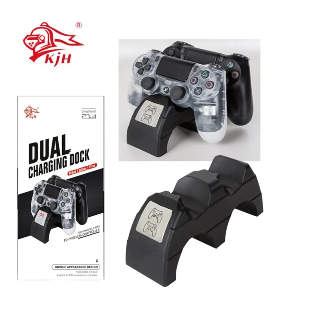 Зарядное устройство для контроллера PS4, двойное зарядное устройство с дисплеем состояния зарядки для playstation 4/PS4 Slim/PS4 Pro