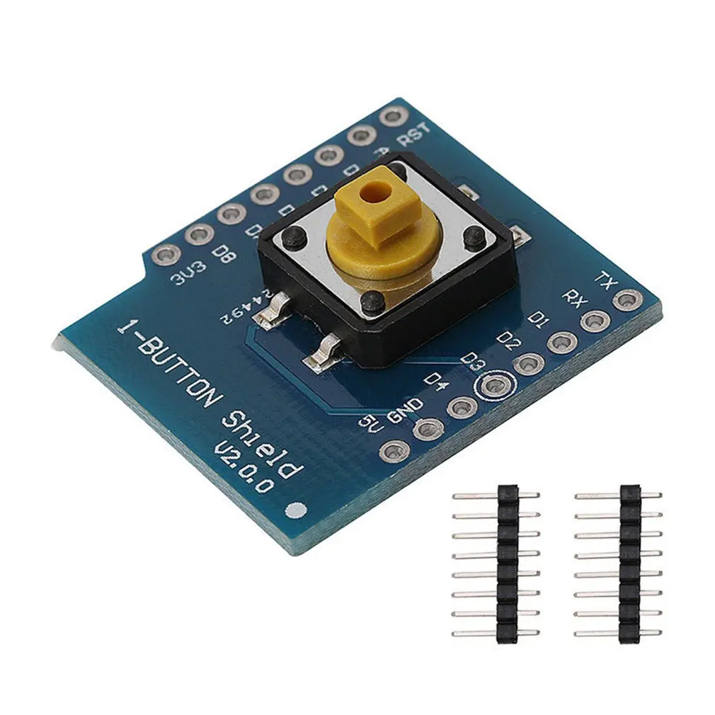 

One Button Shield for WeMos D1 Mini Button Smart ESP8266 WiFi Module DIY Kit