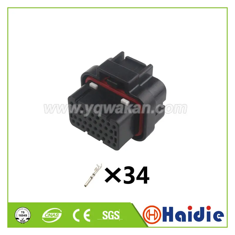 1 комплект 34pin Tyco автомобильный коннектор для компьютера 34way oil gas connector 4-1437290-1 |