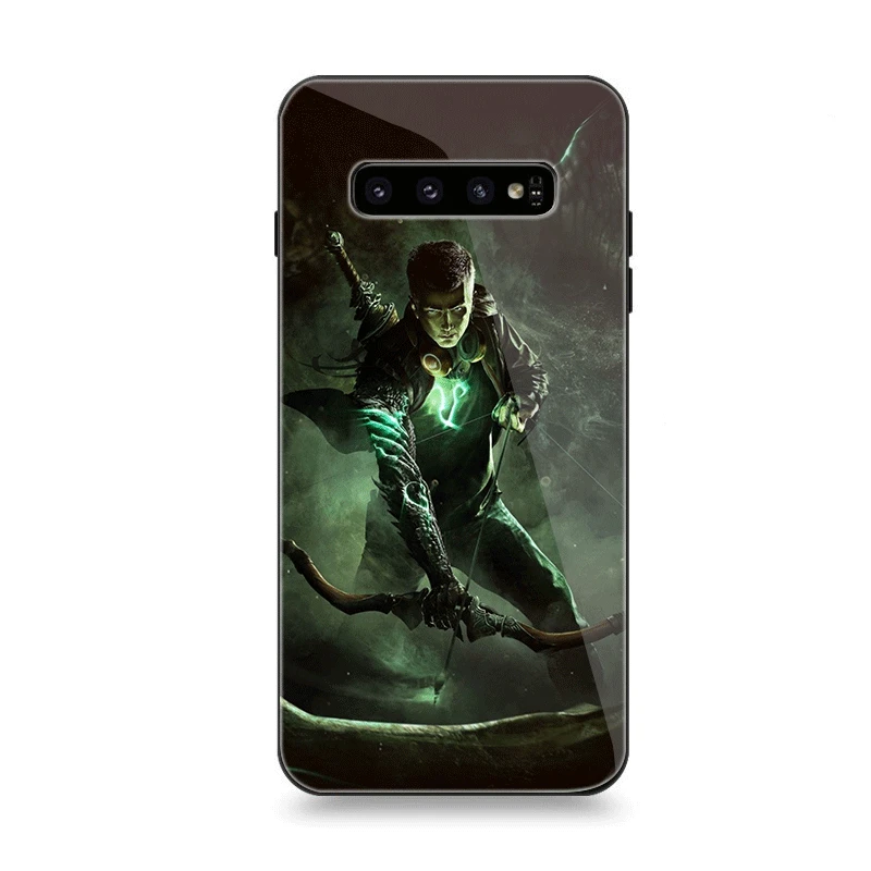 Чехол Стекло для samsung A40 A50 A10 A20 A30 A60 A70 S10 S7 край S8 S9 Note 8 9 10 плюс Чехол Американский сериал стрелка - Цвет: G7