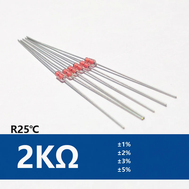 

MGD18 MF58 2K 202 3470 3800 3950 Glass diode type NTC thermal resistor resistance thermistor in Lingee