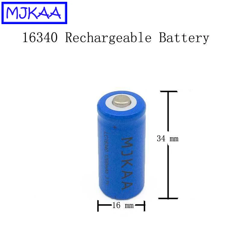 MJKAA 10/12/20 шт. 16340 CR123A 3 7 В 1200 мАч литий ионный аккумулятор CR 123A