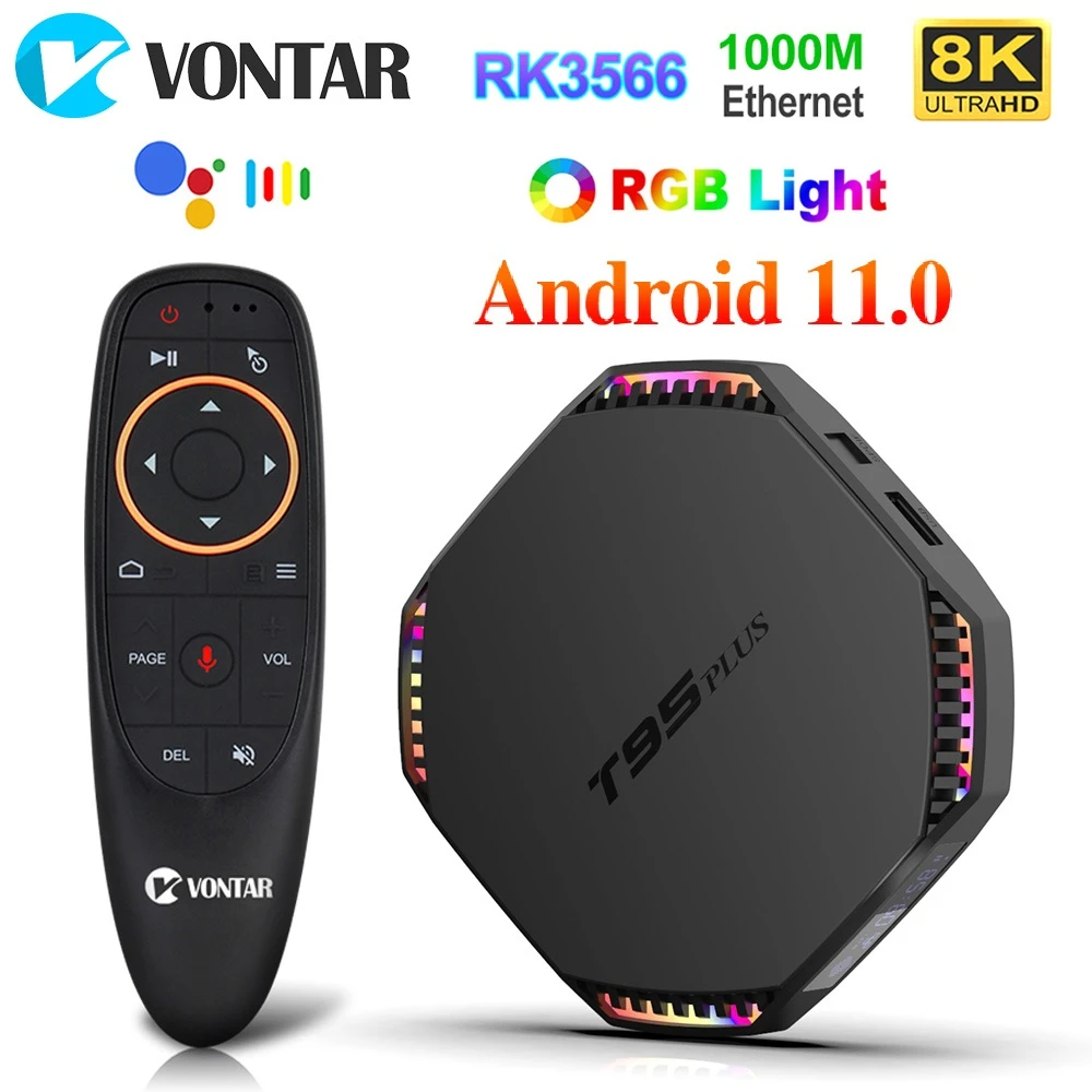 T95 Plus TV Box Android 11 8GB RAM 64GB ROM Rockchip RK3566 Support 4K USB3.0 Dual Wifi 1000M LAN 4GB 32GB Media Player T95Plus digital tv antenna