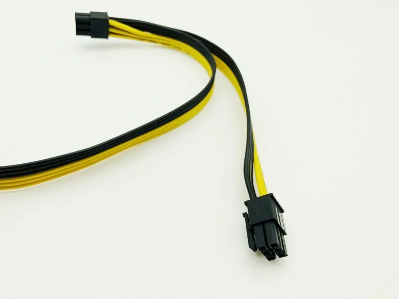 50+20cm Dual 6pin Power Cable for DELL2950 1470 Series Server Power Conversion Graphics Card Cables Power Supply for BTC Mining