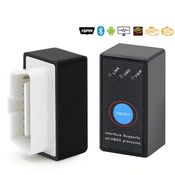 ELM327 V1.5 PIC18F25K80 чипом OBDII код читателя Bluetooth выключатель питания 12V инструменту диагностики сканер 16-контактный диагностический разъем ELM327 V1.5 PIC18F25K80 чипом OBDII код читателя Bluetooth выключатель питания 12V инструменту диагностики сканер 16-контактный диагностический разъем
