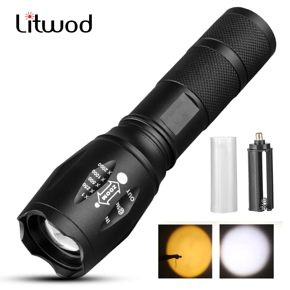 Светодиодный фонарик Litwod Z20 s светильник ing CREE XM L L2 T6 Q5 тактисветильник